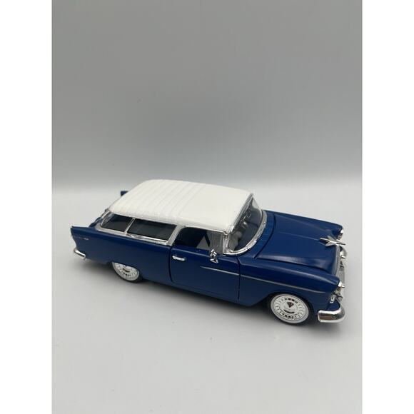 Arko 1:32 "1955 Chevrolet Bel Air Nomad" *Blue/White Roof NEW In Box - Picture 2 of 9